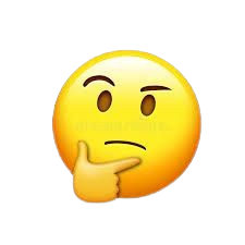 Emoji pensativo